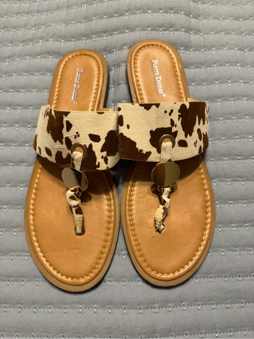 Pierre Dumas Brown Cowprint 8.5